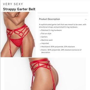 NEW Victoria’s Secret Very Sexy Garter (M/L)